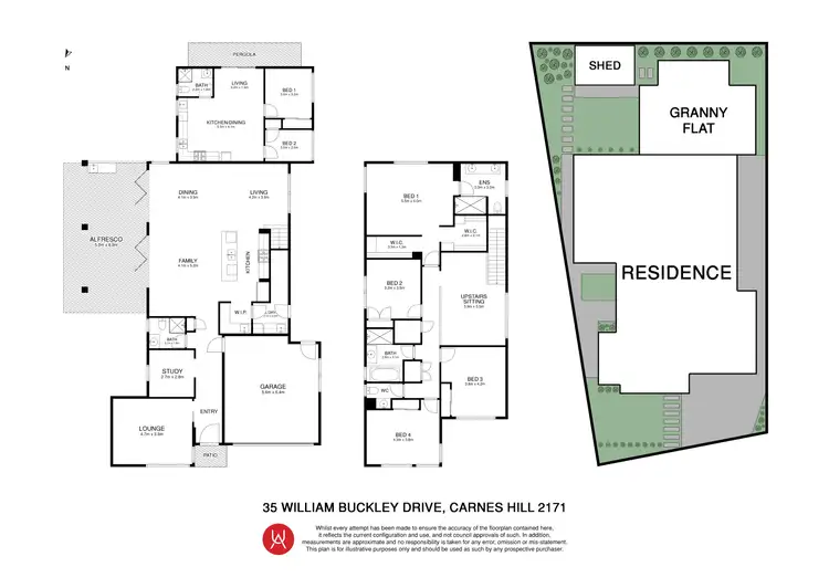 Floorplan of Homely house listing, 35 William Buckley Drive, Carnes Hill NSW 2171