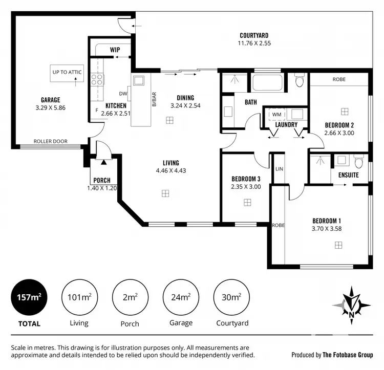Floorplan of Homely house listing, 33A Shandon Avenue, Seaton SA 5023
