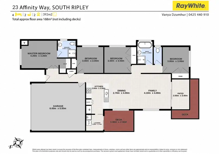Floorplan of Homely house listing, 23 Affinity Way, South Ripley QLD 4306