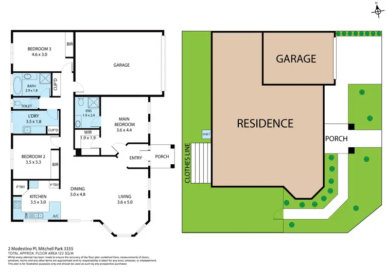 Floorplan of Homely house listing, 2 Modestino Place, Mitchell Park VIC 3355