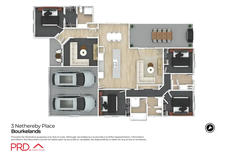 Floorplan of Homely house listing, 3 Nethereby Place, Bourkelands NSW 2650