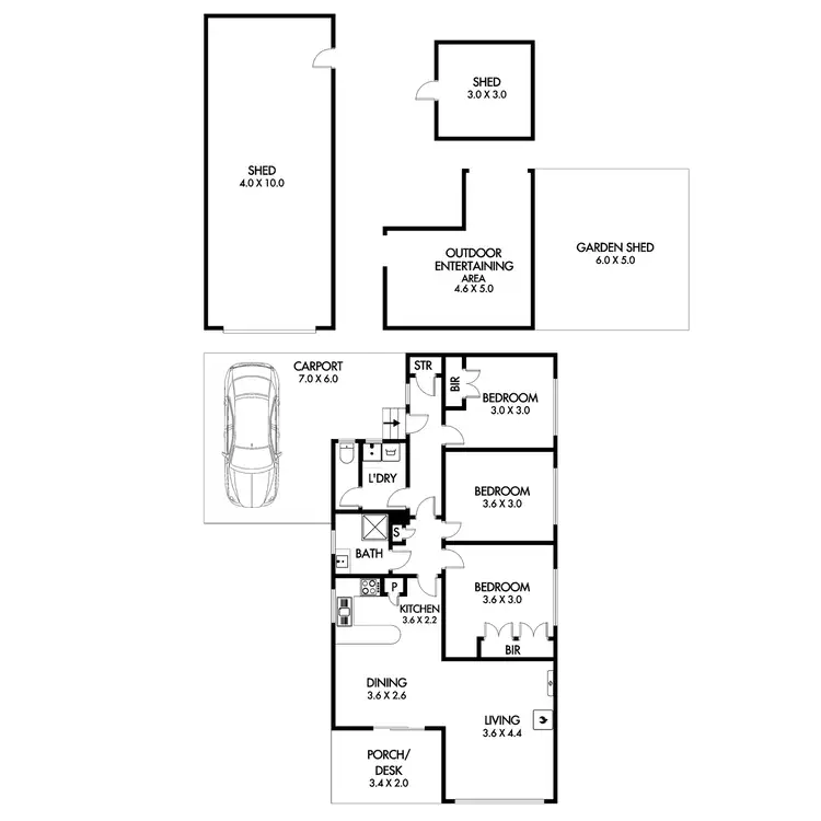 Floorplan of Homely house listing, 127 Main Street, Natimuk VIC 3409