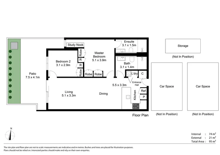 Floorplan of Homely apartment listing, G09/56 Harp Road, Kew VIC 3101