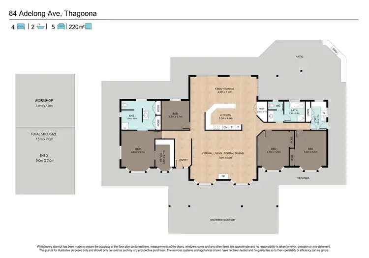 Floorplan of Homely house listing, 84-90 Adelong Avenue, Thagoona QLD 4306