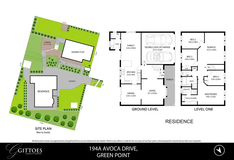 Floorplan of Homely house listing, 194A Avoca Drive, Green Point NSW 2251