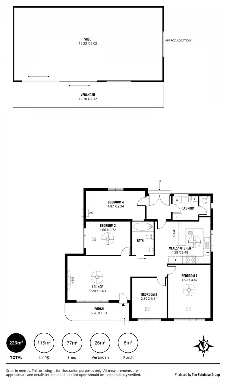 Floorplan of Homely house listing, 12 Wright Street, Edwardstown SA 5039