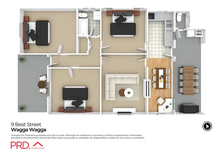 Floorplan of Homely house listing, 9 Best Street, Wagga Wagga NSW 2650