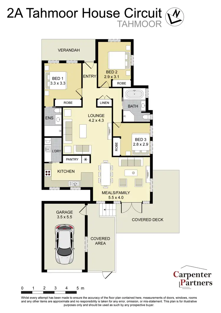 Floorplan of Homely semi-detached listing, 2A Tahmoor House Court, Tahmoor NSW 2573