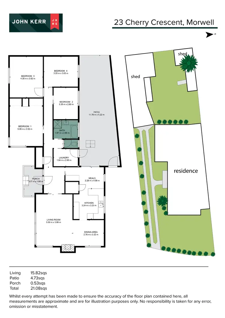 Floorplan of Homely house listing, 23 Cherry Crescent, Morwell VIC 3840