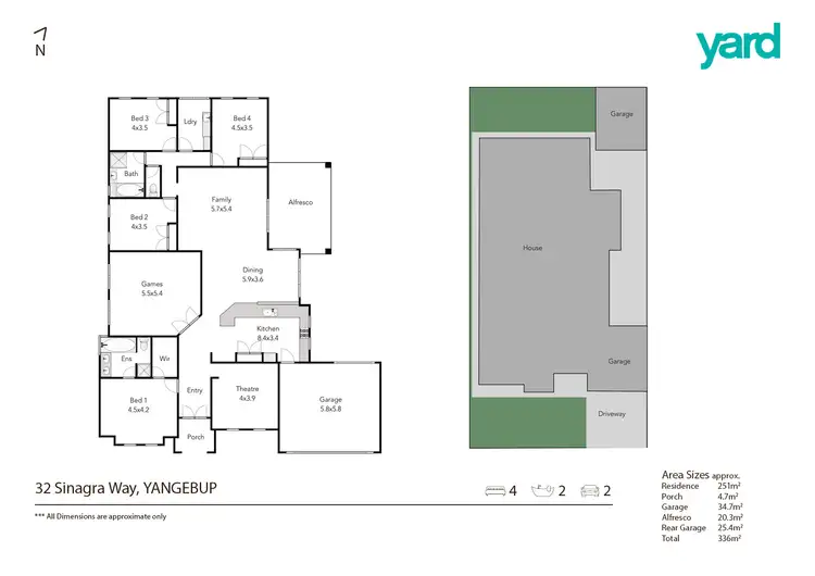 Floorplan of Homely house listing, 32 Sinagra Way, Yangebup WA 6164