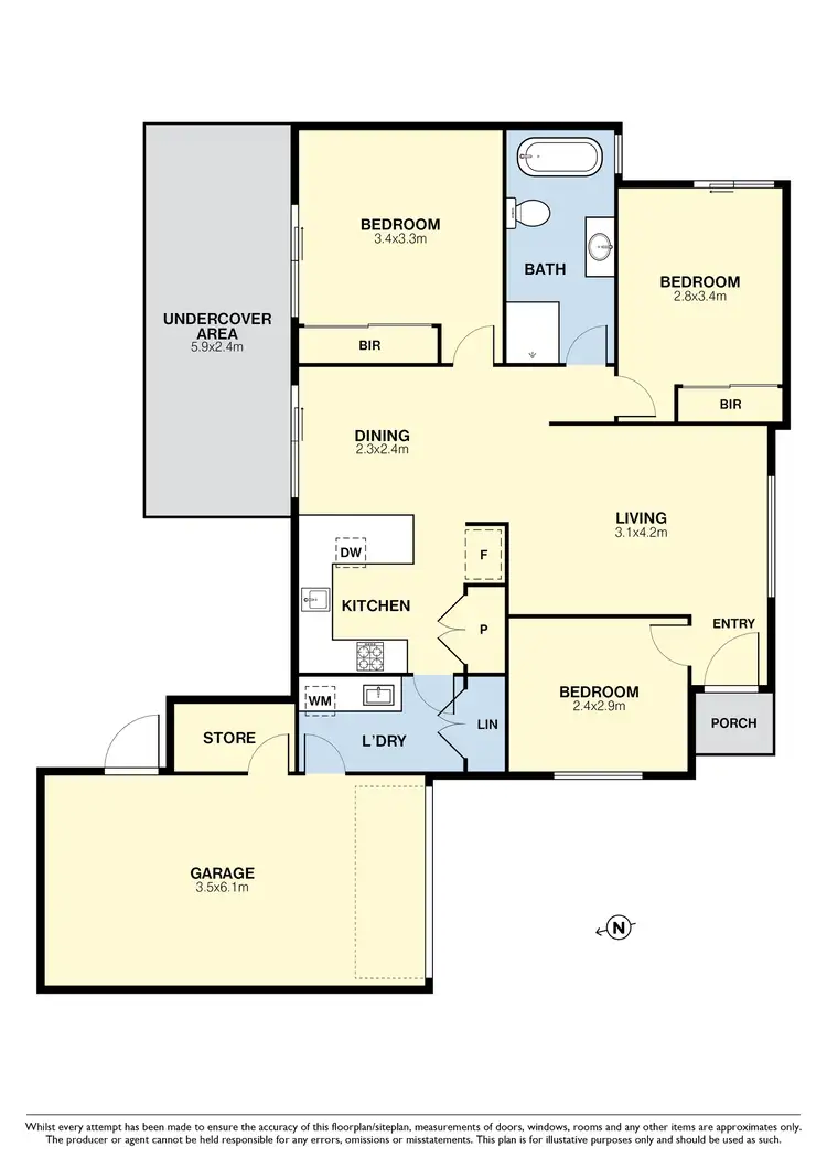 Floorplan of Homely unit listing, 3/38 Clematis Avenue, Altona North VIC 3025