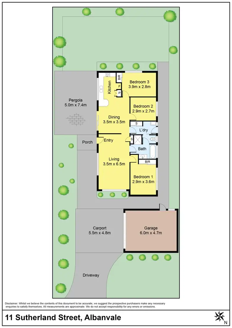 Floorplan of Homely house listing, 11 Sutherland Street, Albanvale VIC 3021