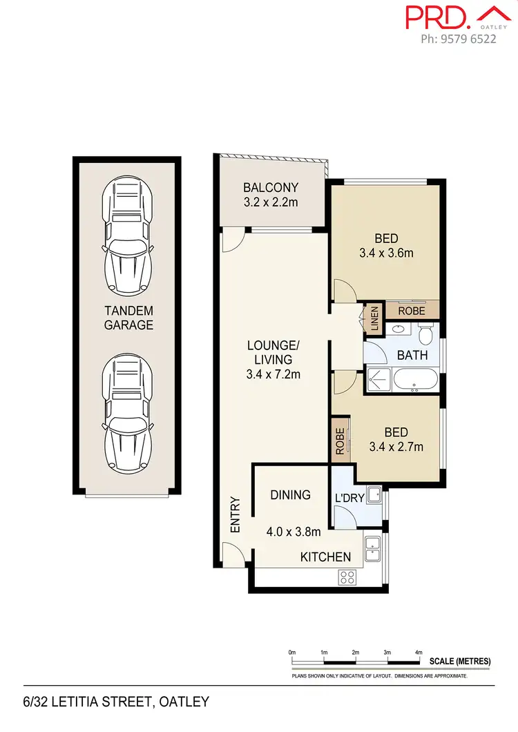 Floorplan of Homely unit listing, 6/32 Letitia Street, Oatley NSW 2223