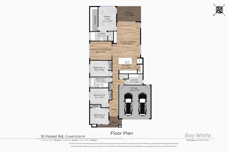 Floorplan of Homely house listing, 10 Forest Road, Greenbank QLD 4124