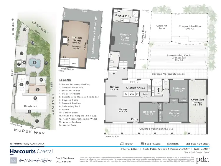 Floorplan of Homely house listing, 19 Murev Way, Carrara QLD 4211