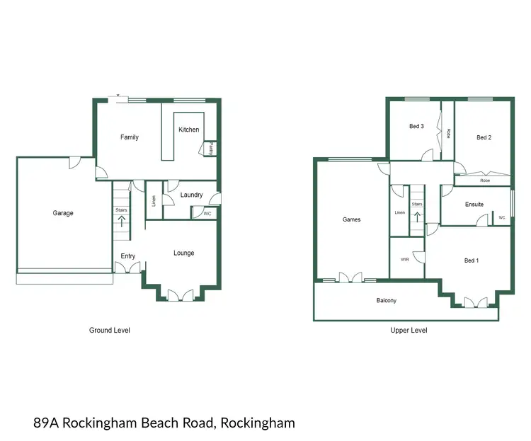 Floorplan of Homely townhouse listing, 89A Rockingham Beach Road, Rockingham WA 6168
