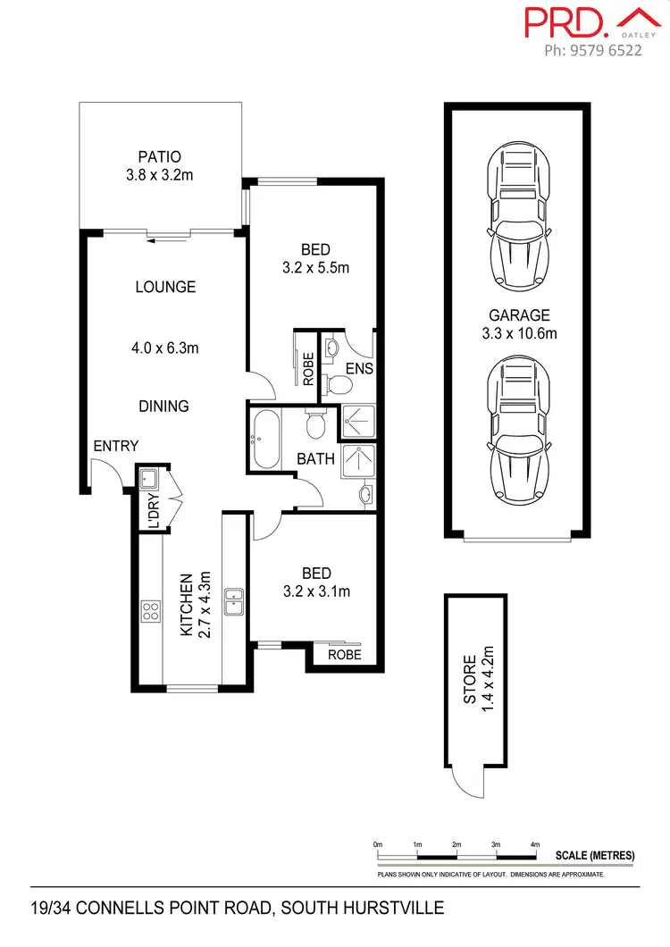 Floorplan of Homely unit listing, 19/34-38 Connells Point Road, South Hurstville NSW 2221