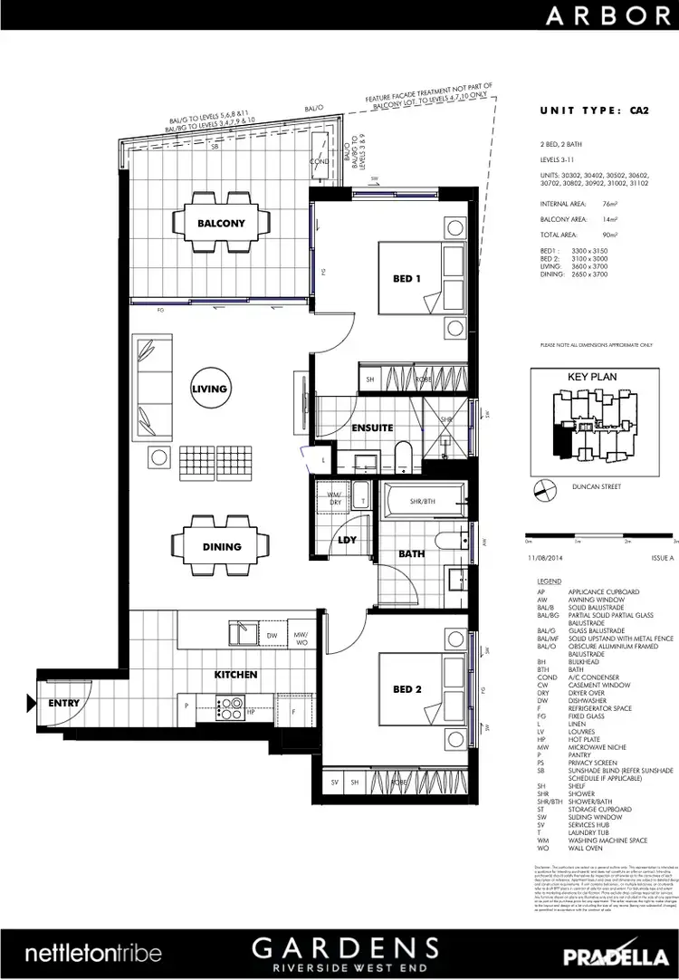 Floorplan of Homely apartment listing, 30802/40 Duncan Street, West End QLD 4101