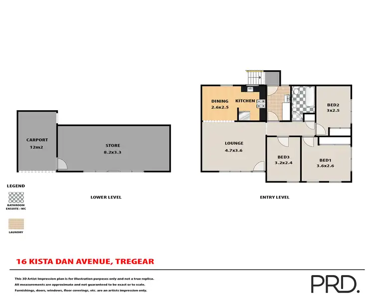 Floorplan of Homely house listing, 16 Kista Dan Avenue, Tregear NSW 2770