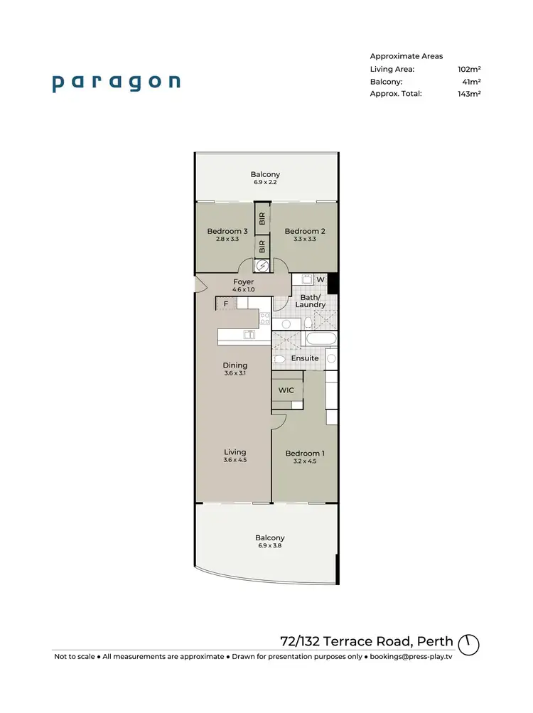 Floorplan of Homely apartment listing, 72/132 Terrace Road, Perth WA 6000