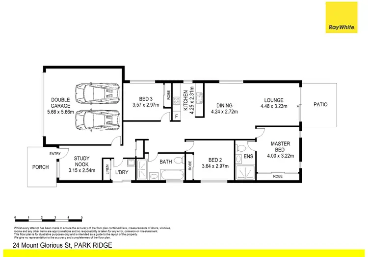 Floorplan of Homely house listing, 24 Mount Glorious Street, Park Ridge QLD 4125