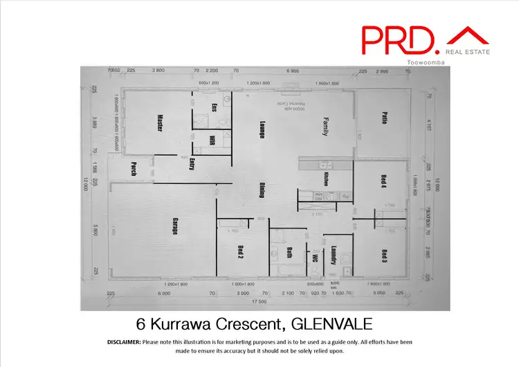 Floorplan of Homely house listing, 6 Kurrawa Cres, Glenvale QLD 4350