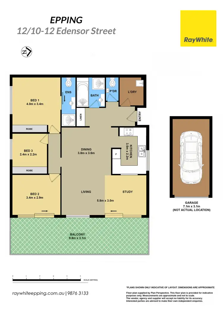 Floorplan of Homely unit listing, 12/10-12 Edensor Street, Epping NSW 2121