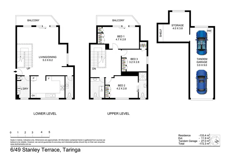 Floorplan of Homely unit listing, 6/49 Stanley Terrace, Taringa QLD 4068