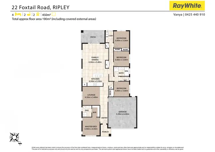 Floorplan of Homely house listing, 22 Foxtail Road, Ripley QLD 4306
