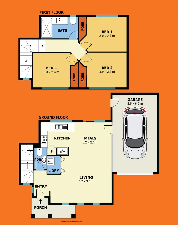 Floorplan of Homely townhouse listing, 1A Jamison Street, Laverton VIC 3028