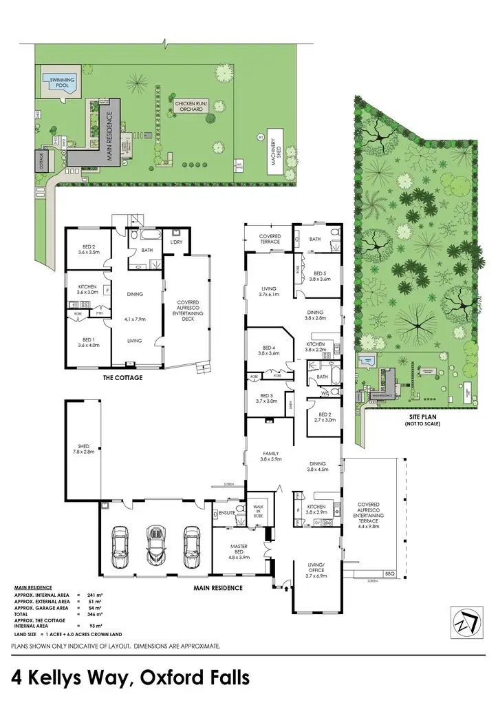 Floorplan of Homely rural property listing, 4 Kellys Way, Oxford Falls NSW 2100