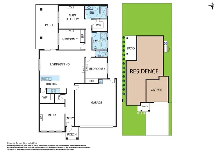 Floorplan of Homely house listing, 9 Hestia Street, Burdell QLD 4818