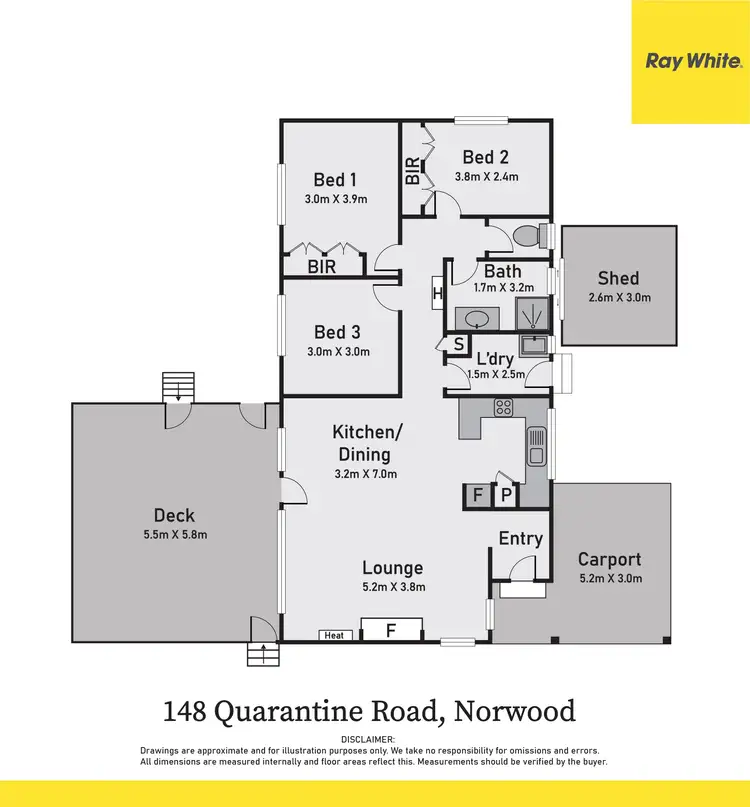 Floorplan of Homely house listing, 1/148 Quarantine Road, Norwood TAS 7250
