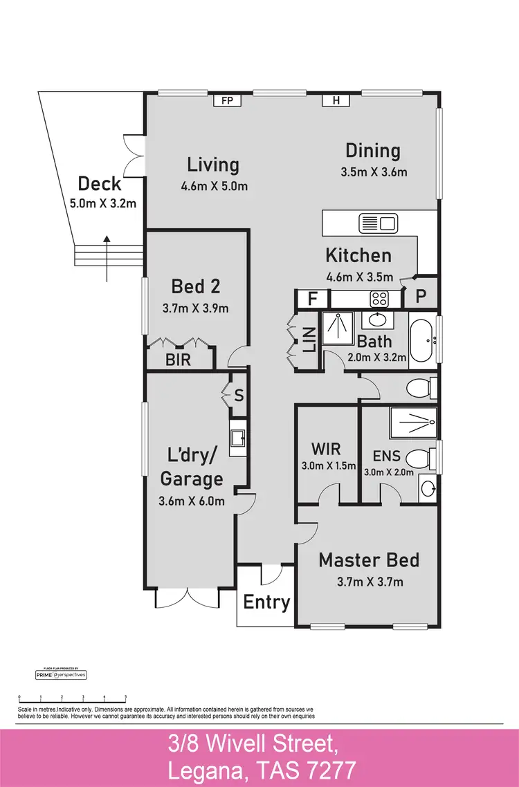 Floorplan of Homely townhouse listing, 3/8 Wivell Street, Legana TAS 7277
