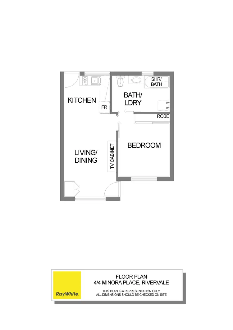 Floorplan of Homely apartment listing, 4/4 Minora Place, Rivervale WA 6103