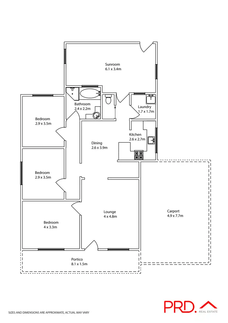 Floorplan of Homely house listing, 441 Etiwanda Avenue, Mildura VIC 3500