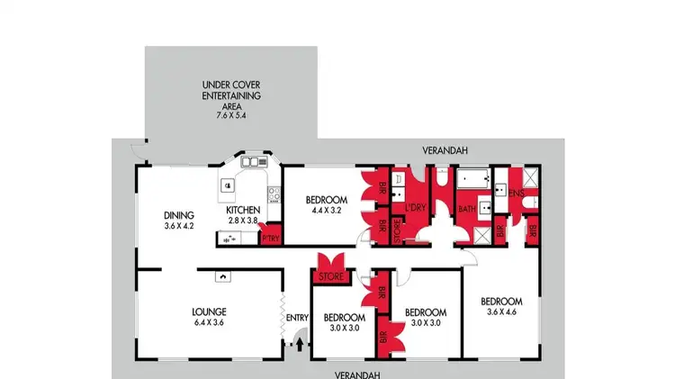 Floorplan of Homely house listing, 104 Charlton Road, Bannockburn VIC 3331