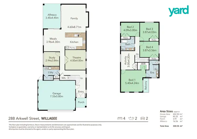 Floorplan of Homely house listing, 28B Arkwell Street, Willagee WA 6156