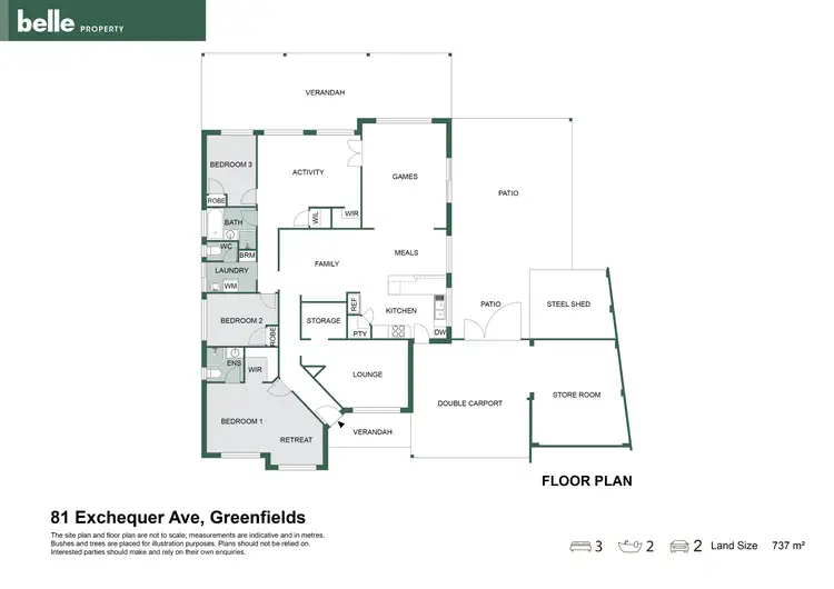 Floorplan of Homely house listing, 81 Exchequer Avenue, Greenfields WA 6210