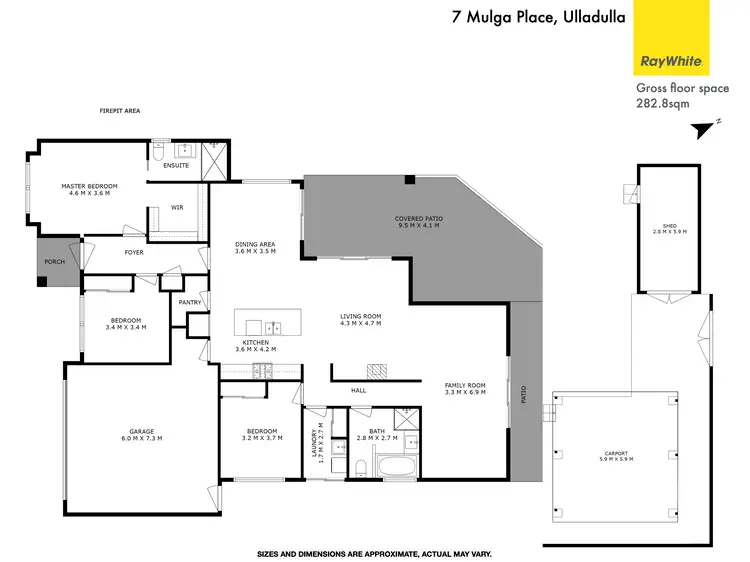 Floorplan of Homely house listing, 7 Mulga Place, Ulladulla NSW 2539
