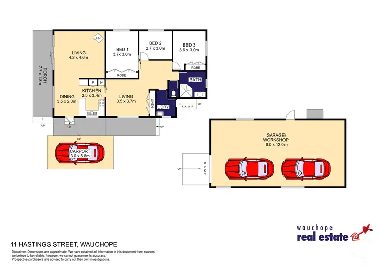 Floorplan of Homely house listing, 11 Hastings Street, Wauchope NSW 2446