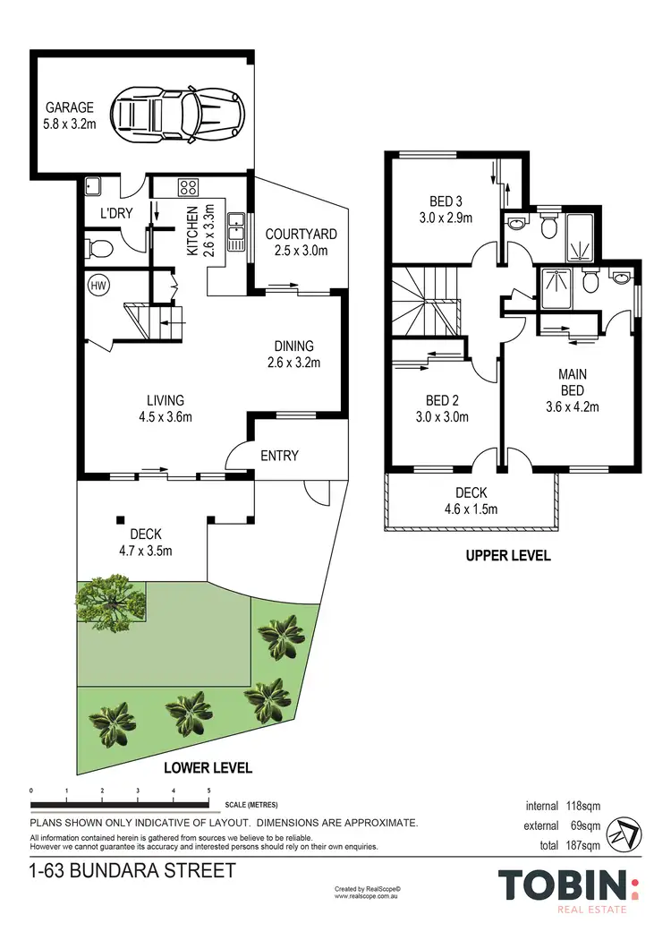 Floorplan of Homely townhouse listing, 1/63 Bundara Street, Morningside QLD 4170