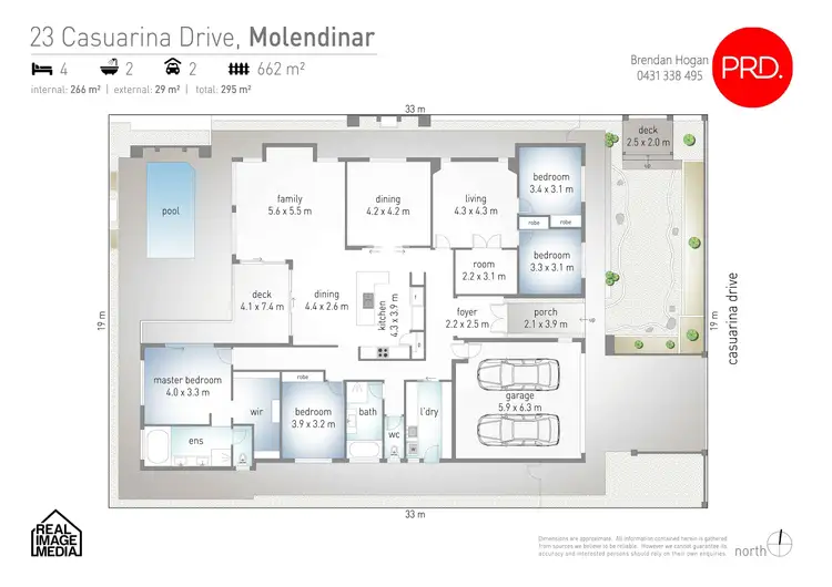 Floorplan of Homely house listing, 23 Casuarina Drive, Molendinar QLD 4214