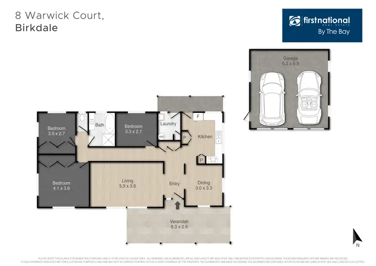 Floorplan of Homely house listing, 8 Warwick Court, Birkdale QLD 4159
