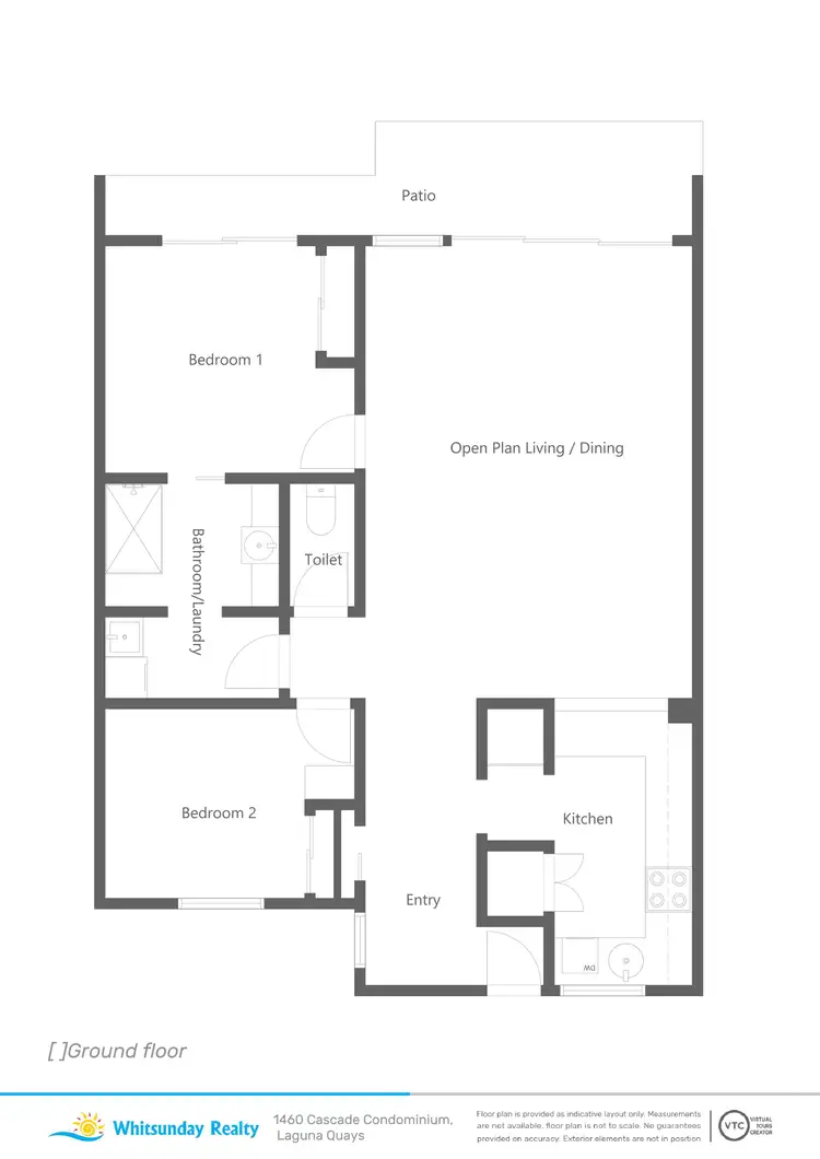 Floorplan of Homely unit listing, 1460/615 Kunapipi Road, Laguna Quays QLD 4800