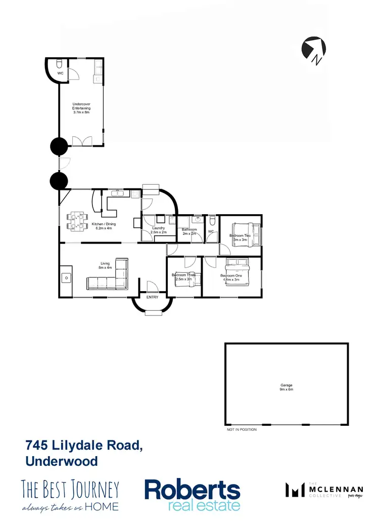 Floorplan of Homely house listing, 745 Lilydale Road, Underwood TAS 7268