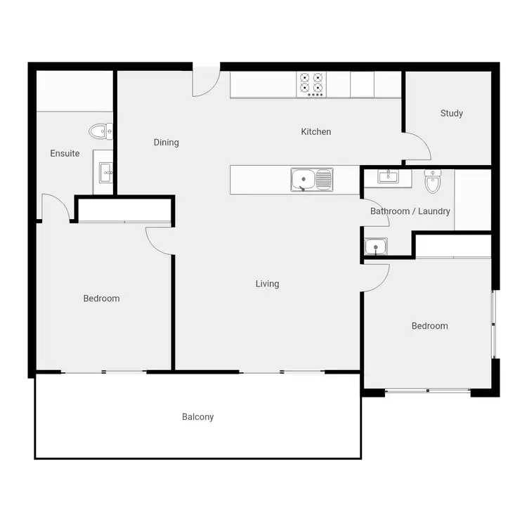 Floorplan of Homely apartment listing, 61/20 Bindubi Street, Macquarie ACT 2614