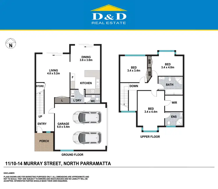 Floorplan of Homely townhouse listing, 11 / 10 - 14 Murray Street, North Parramatta NSW 2151