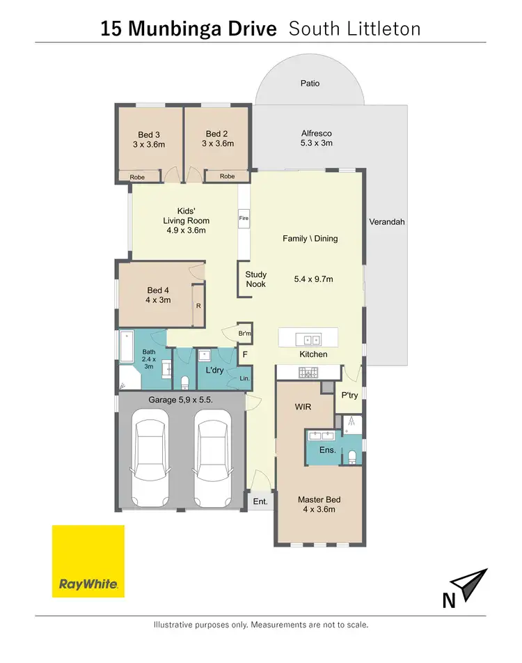 Floorplan of Homely house listing, 15 Munbinga Drive, Lithgow NSW 2790