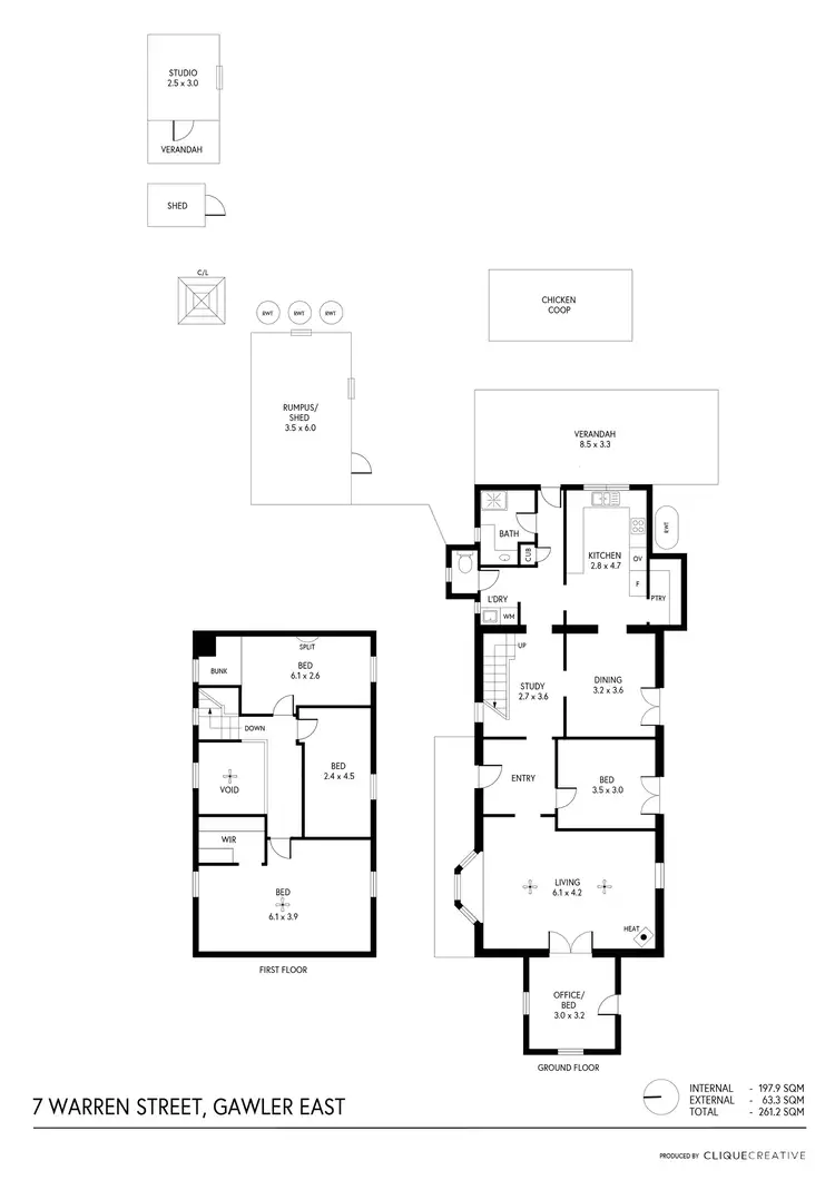 Floorplan of Homely house listing, 7 Warren Street, Gawler East SA 5118